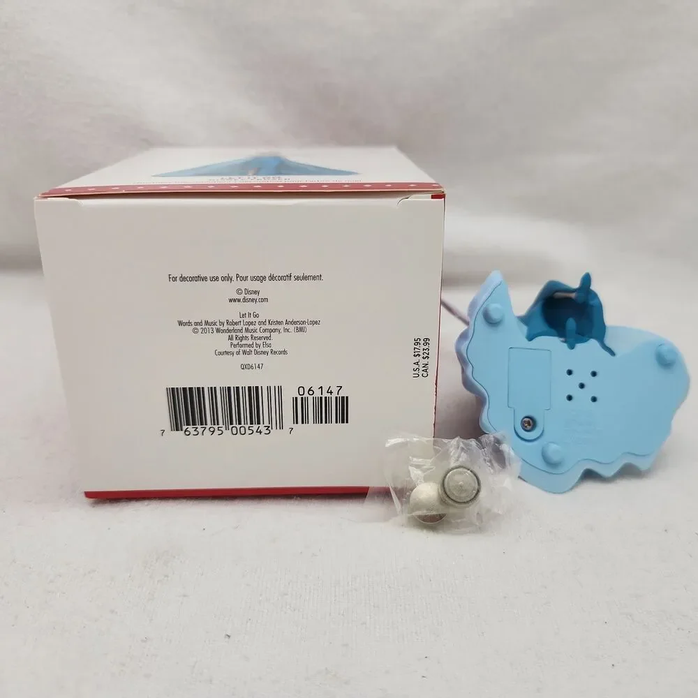Ornament Hallmark Keepsake Frozen ELSA Let It Go Princess MAGIC Sound 2015 NEW